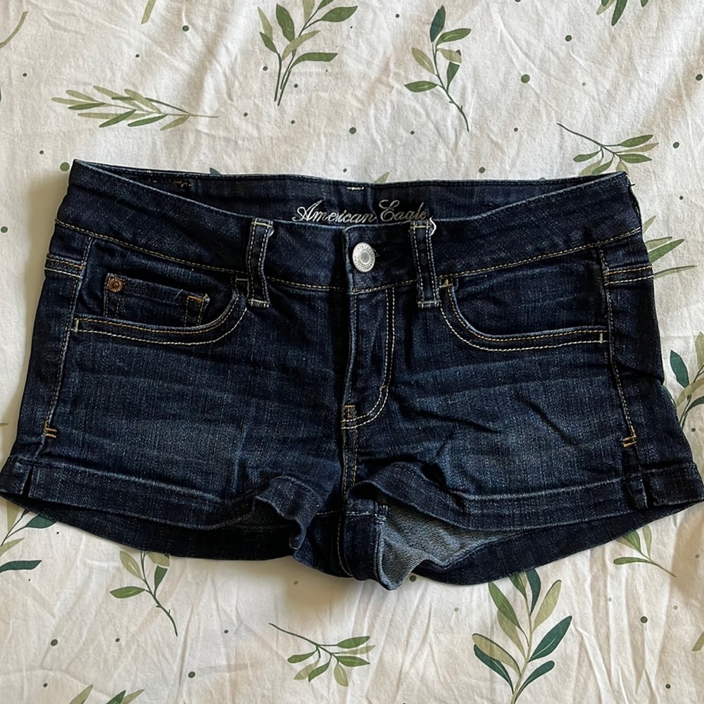 Dark Wash Jean Shorts